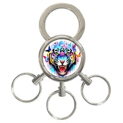 Butterflytiger 3-ring Key Chain by Sparkle