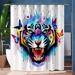 Butterflytiger Shower Curtain 60  X 72  (medium)  by Sparkle