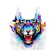 Butterflytiger Full Print Recycle Bag (m) by Sparkle