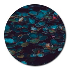 Realeafs Pattern Round Mousepads by Sparkle