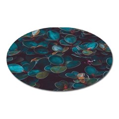 Realeafs Pattern Oval Magnet by Sparkle