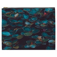 Realeafs Pattern Cosmetic Bag (xxxl) by Sparkle