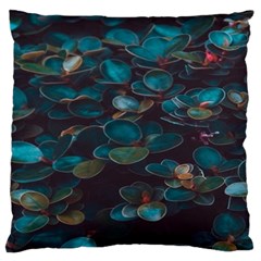 Realeafs Pattern Large Cushion Case (one Side) by Sparkle