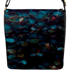 Realeafs Pattern Flap Closure Messenger Bag (s) by Sparkle