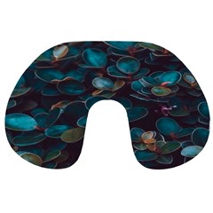 Realeafs Pattern Travel Neck Pillow by Sparkle