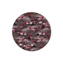 Realflowers Rubber Round Coaster (4 Pack)  by Sparkle