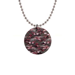 Realflowers 1  Button Necklace by Sparkle