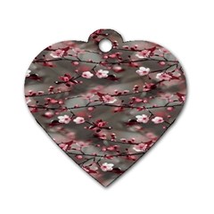 Realflowers Dog Tag Heart (one Side) by Sparkle