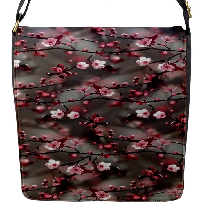 Realflowers Flap Closure Messenger Bag (S)