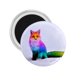 Rainbowfox 2 25  Magnets by Sparkle