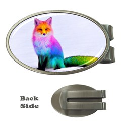 Rainbowfox Money Clips (oval)  by Sparkle