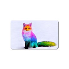 Rainbowfox Magnet (name Card) by Sparkle