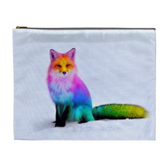 Rainbowfox Cosmetic Bag (xl) by Sparkle