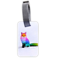 Rainbowfox Luggage Tag (two Sides) by Sparkle