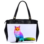 Rainbowfox Oversize Office Handbag (2 Sides) Back