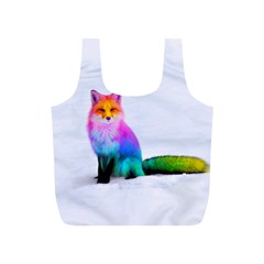 Rainbowfox Full Print Recycle Bag (s) by Sparkle