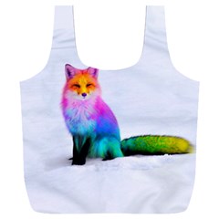 Rainbowfox Full Print Recycle Bag (xxl) by Sparkle