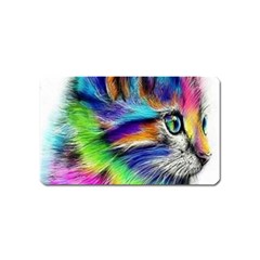 Rainbowcat Magnet (name Card) by Sparkle