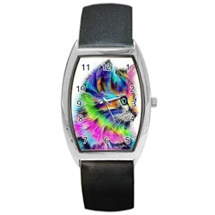 Rainbowcat Barrel Style Metal Watch by Sparkle