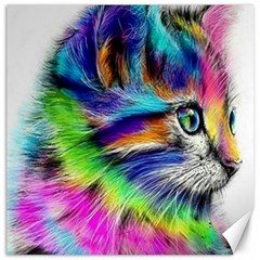 Rainbowcat Canvas 20  X 20  by Sparkle