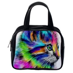 Rainbowcat Classic Handbag (one Side) by Sparkle