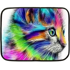 Rainbowcat Fleece Blanket (mini) by Sparkle