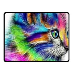 Rainbowcat Fleece Blanket (small) by Sparkle