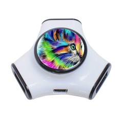 Rainbowcat 3-port Usb Hub by Sparkle