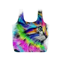 Rainbowcat Full Print Recycle Bag (s) by Sparkle