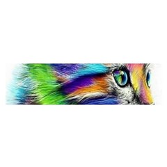 Rainbowcat Satin Scarf (oblong) by Sparkle