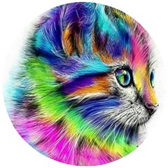 Rainbowcat Wooden Puzzle Round by Sparkle