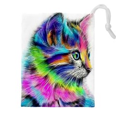 Rainbowcat Drawstring Pouch (4xl) by Sparkle