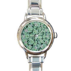 Realflowers Round Italian Charm Watch by Sparkle