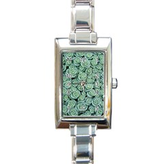 Realflowers Rectangle Italian Charm Watch by Sparkle