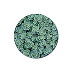 Realflowers Rubber Coaster (round)  by Sparkle