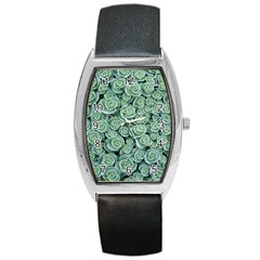 Realflowers Barrel Style Metal Watch by Sparkle