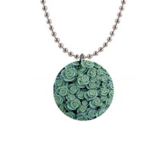 Realflowers 1  Button Necklace by Sparkle