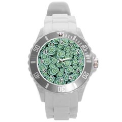 Realflowers Round Plastic Sport Watch (l) by Sparkle