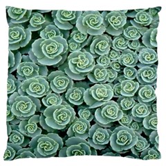 Realflowers Large Flano Cushion Case (one Side) by Sparkle