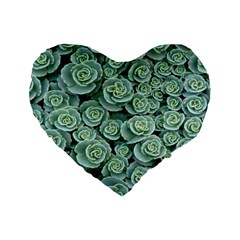 Realflowers Standard 16  Premium Flano Heart Shape Cushions by Sparkle