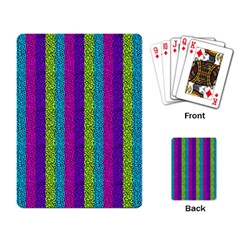 Glitter Strips Playing Cards Single Design (rectangle) by Sparkle