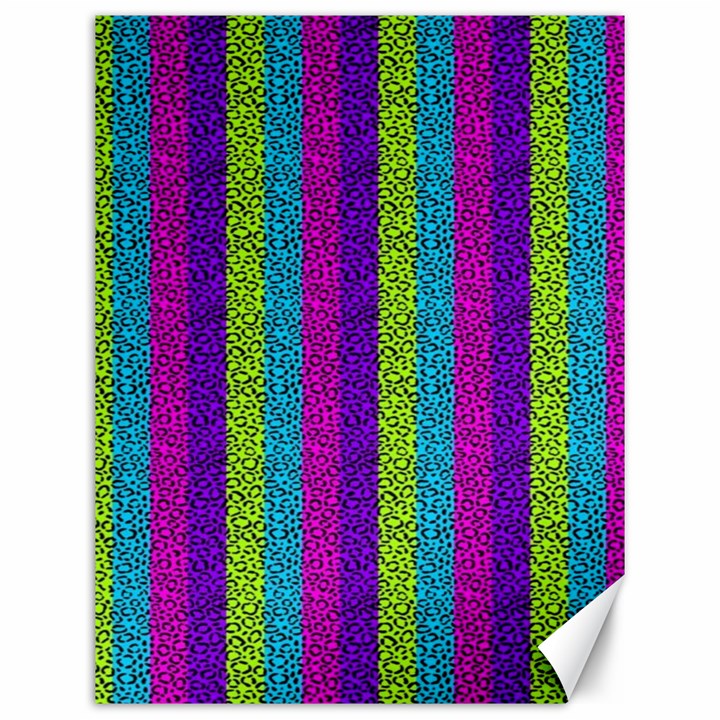 Glitter Strips Canvas 12  x 16 