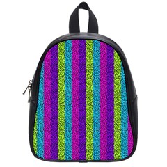 Glitter Strips School Bag (small) by Sparkle