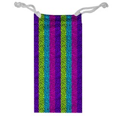 Glitter Strips Jewelry Bag by Sparkle