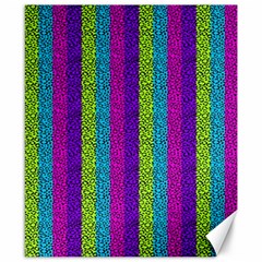 Glitter Strips Canvas 8  X 10  by Sparkle