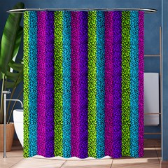 Glitter Strips Shower Curtain 60  X 72  (medium)  by Sparkle