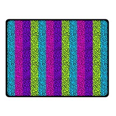 Glitter Strips Fleece Blanket (small) by Sparkle