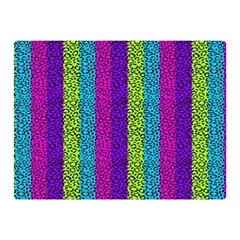 Glitter Strips Double Sided Flano Blanket (mini)  by Sparkle