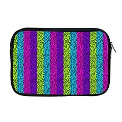 Glitter Strips Apple Macbook Pro 17  Zipper Case by Sparkle