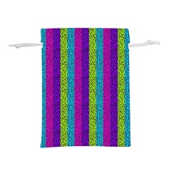 Glitter Strips Lightweight Drawstring Pouch (l) by Sparkle